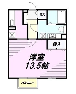 クラージュ【103号室】の間取り