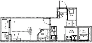 KEIAI RESIDENCE 北野【2階】の間取り