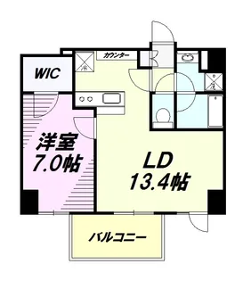 プレシャスハーモニー八王子【10階】の間取り