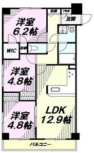 ソレイユ【5階】の間取り
