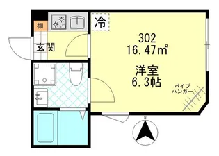 Prime Bloom【3階】の間取り