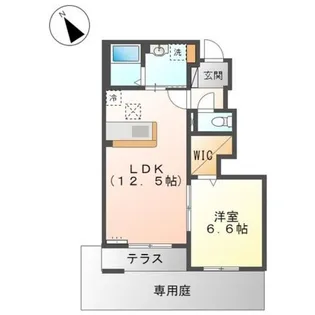 アルモ【1階】の間取り