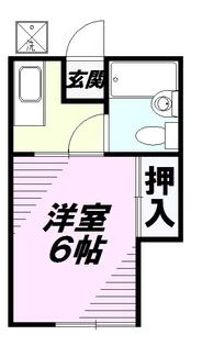 コーポラス野島【1階】の間取り