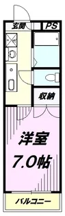 ハイムサニーエステート【2階】の間取り