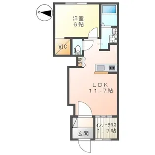 フルーリア【1階】の間取り
