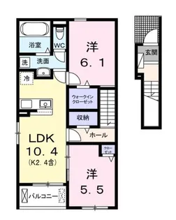 ラベンダーベイ【2階】の間取り