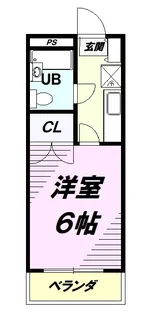 ロイヤルハイツ堀之内【4階】の間取り
