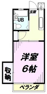 エクセレント内田【2階】の間取り