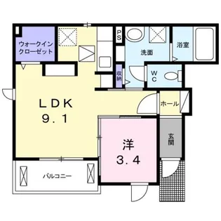 グローヴⅣ【1階】の間取り
