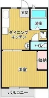 メゾンアルテミスA棟【2階】の間取り