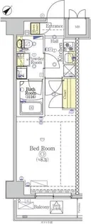 SHOKEN Residence八王子【8階】の間取り