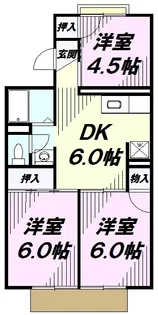 アネックス椚田【2階】の間取り