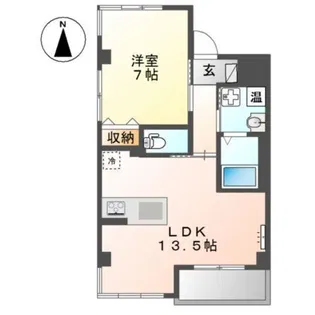 リヴィエーイル【2階】の間取り