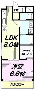 キャッスルパーク【2階】の間取り