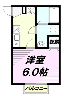 プレナスみなみ野【104号室】の間取り