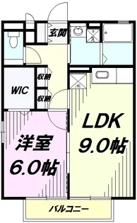 1LDKの間取り画像