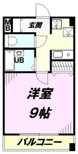 マンション多摩【4階】の間取り