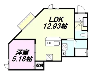 PRIME COURT【1階】の間取り