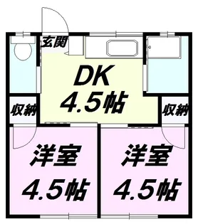 さくら荘【2階】の間取り