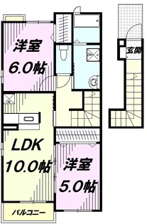 グリーン グレイス【2階】の間取り