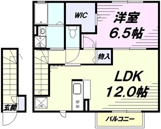 ラ・メール【2階】の間取り