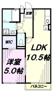 パークコート砂川 弐番館【2階】の間取り
