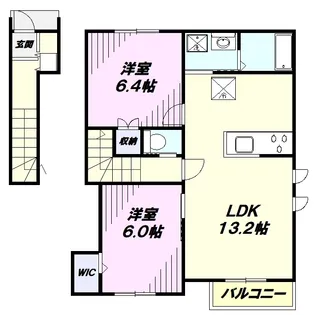 クレールメゾン【2階】の間取り