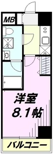 LUMEED立川 【9階】の間取り