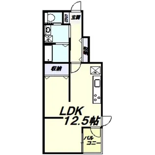 エヌアールメゾン【1階】の間取り