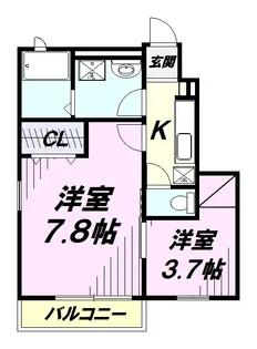 サニー・柴崎【1階】の間取り