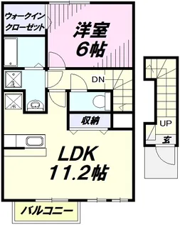カーサ ミニヨン【2階】の間取り
