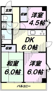 ビコーハイツ【3階】の間取り