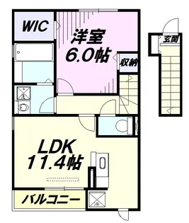 メゾンK−2【2階】の間取り