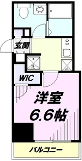 レジディア国立【8階】の間取り