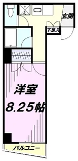 リヴイン国立【4階】の間取り