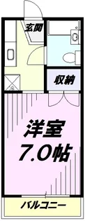 グリーンハイツ【1階】の間取り