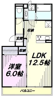 ブリージンB【302号室】の間取り