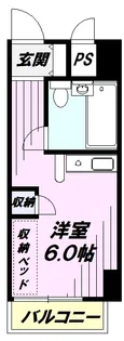 インディビレッジ【3階】の間取り