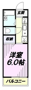 レミントンテラスB【1階】の間取り