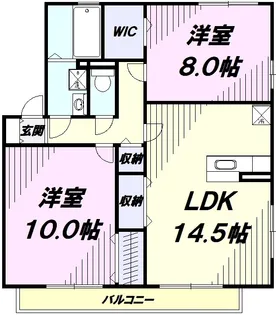 ファミール【202号室】の間取り