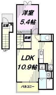 ブルック レジデンス【2階】の間取り