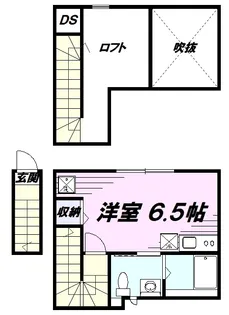 クリア立川【2階】の間取り