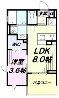 ファインカシワ【3階】の間取り