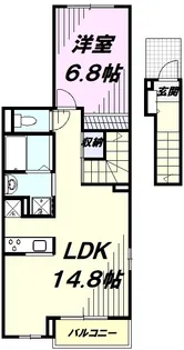 クラールK【2階】の間取り