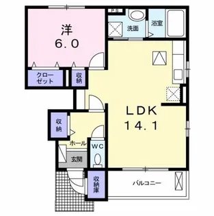 マルベリーハウス【1階】の間取り
