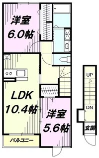 ヴァン フォーレⅡ【2階】の間取り