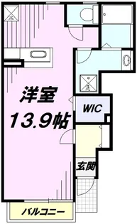 カーサ ミニヨン【1階】の間取り