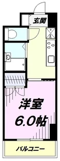 BPRレジデンス国立【3階】の間取り
