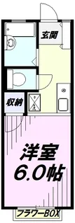 リバーサイド日野【2階】の間取り