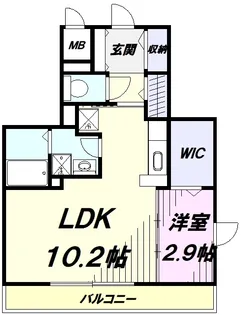 コスモ【3階】の間取り